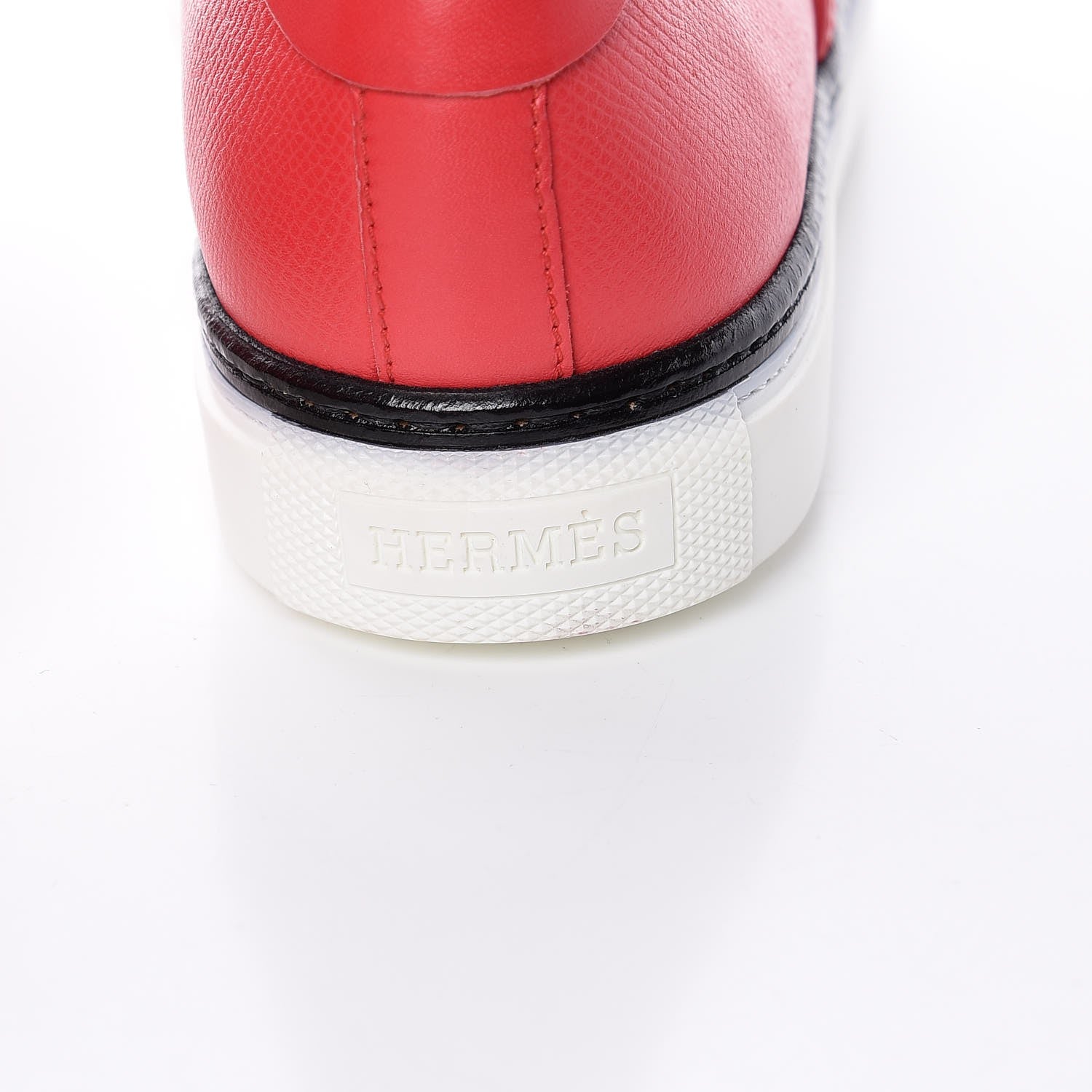 Hermes Epsom Mens Kick Sneakers 37 Rouge 8 of 10