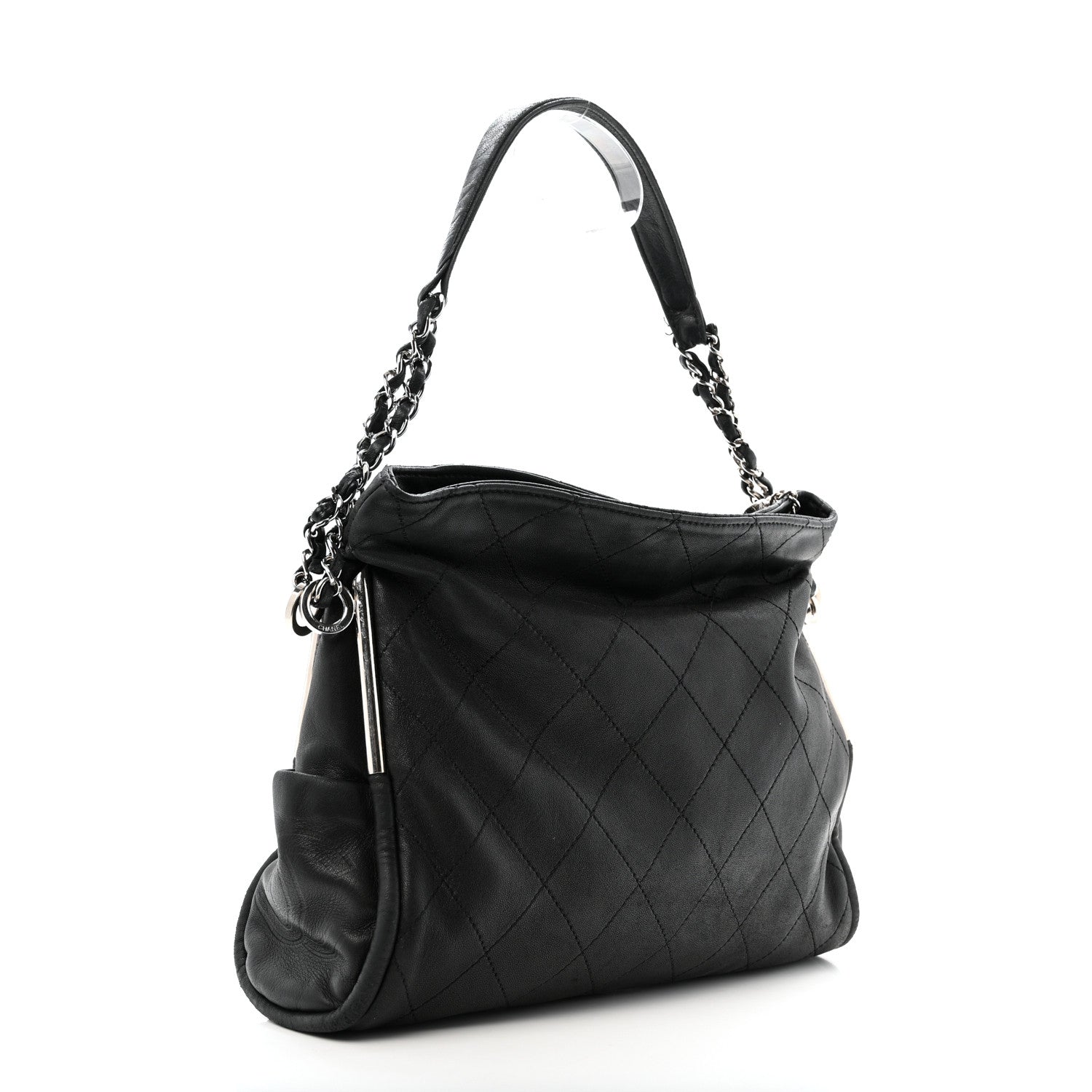 Chanel Lambskin Ultimate Soft Hobo Black 3 of 16