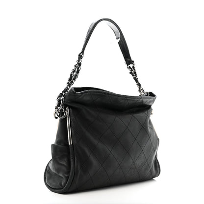 Chanel Lambskin Ultimate Soft Hobo Black 3 of 16