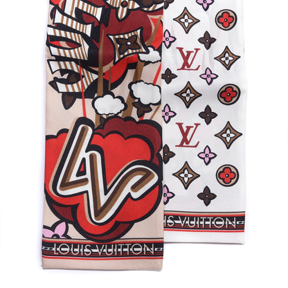 Louis Vuitton Silk Street Monogram Bandeau Beige 2 of 3