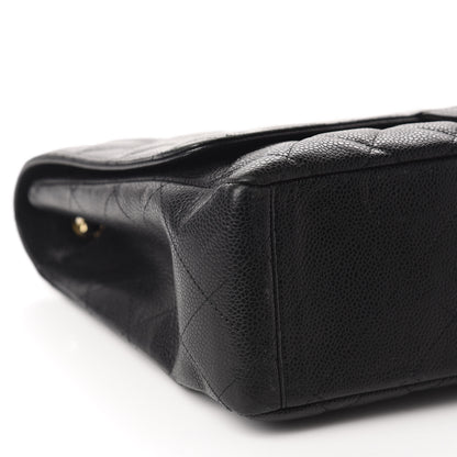Chanel Caviar Quilted Maxi Single Flap Black 6 of 10