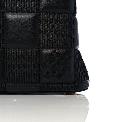 Louis Vuitton Lambskin Damier Quilt Capucines BB Matte Black 8 of 14