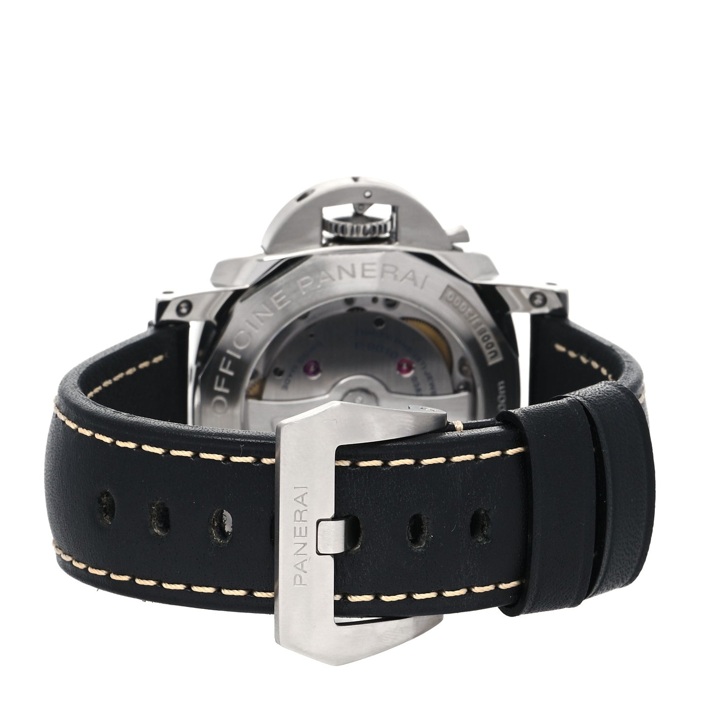 Stainless Steel Calfskin 44mm Luminor Marina 1950 Automatic Watch Black PAM01359