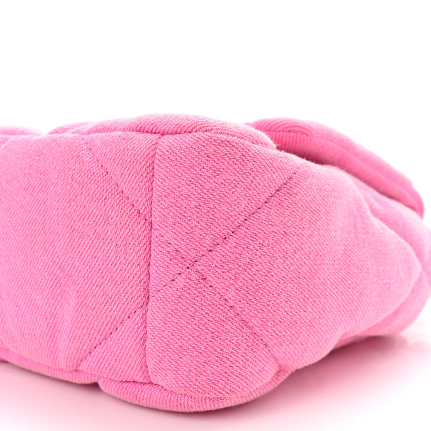 Chanel Denim Quilted Medium Chanel 19 Flap Neon Pink 10 of 10