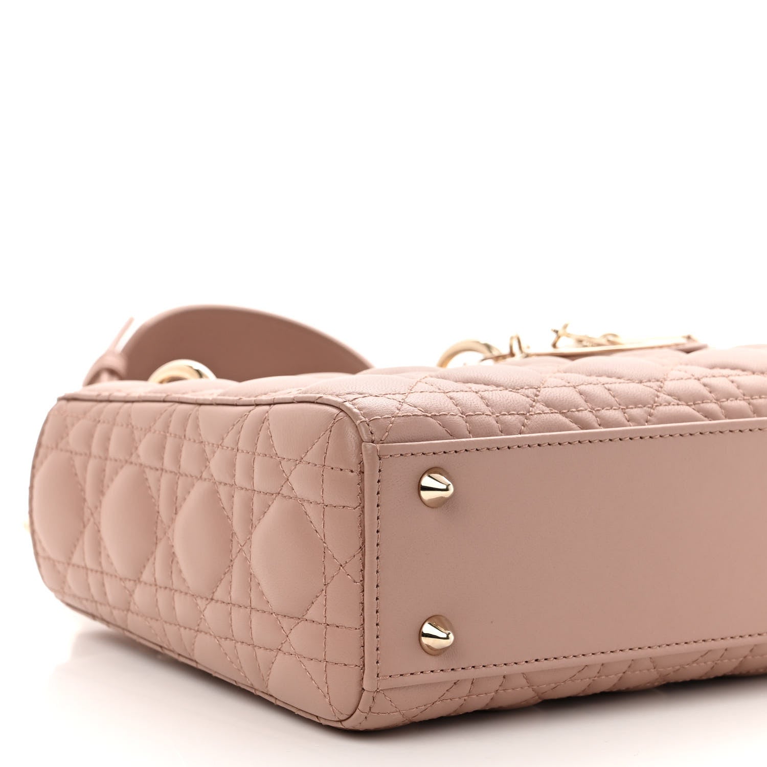Christian Dior Lambskin Cannage Small My ABCDior Lady Dior Fard 8 of 9