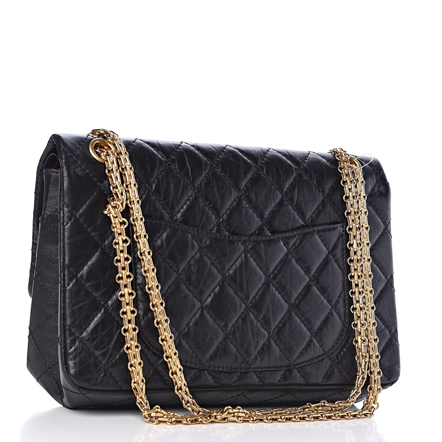 Chanel Aged Calfskin Quilted 2.55 Reissue 226 Flap Black 3 of 11