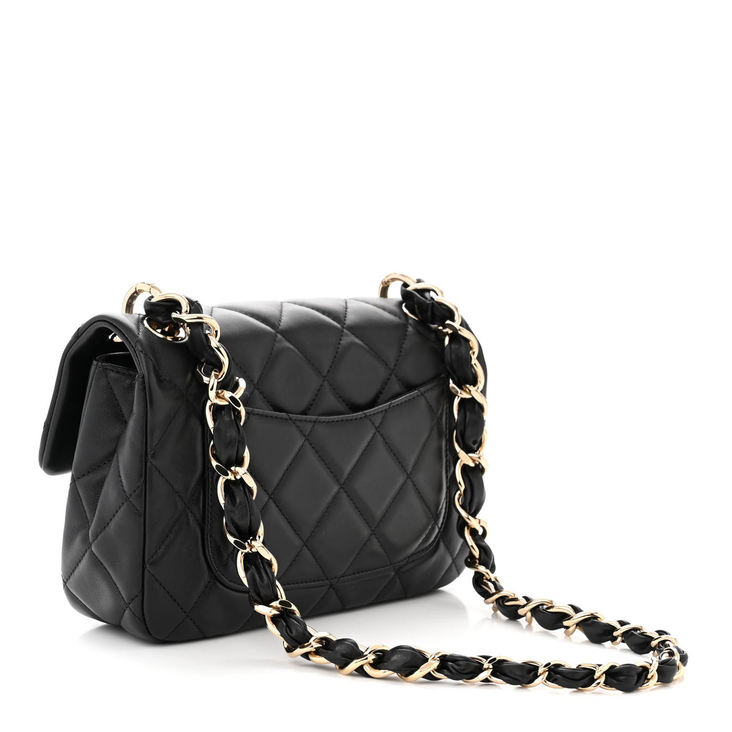 Chanel Calfskin Quilted CC Chain Flap Black 3 of 10