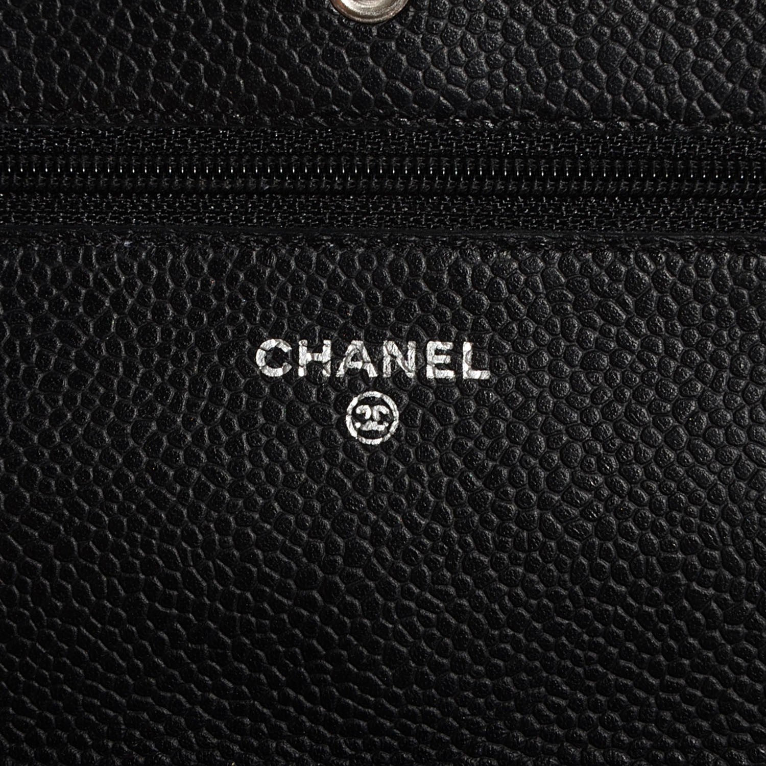 Chanel Caviar Quilted Wallet On Chain WOC Black 6 of 8