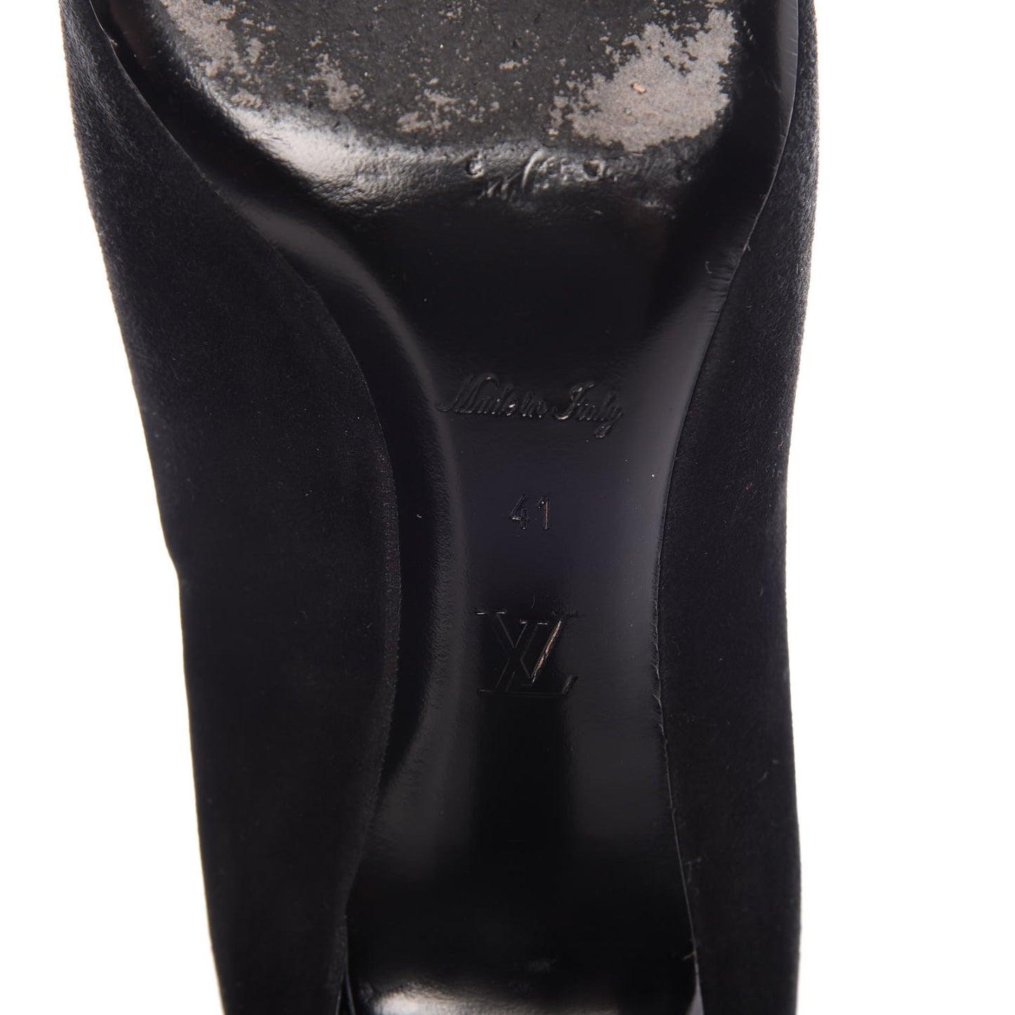 Suede Monogram Uniformes Cap Toe Chelsea 75mm Ankle Boots 41 Black