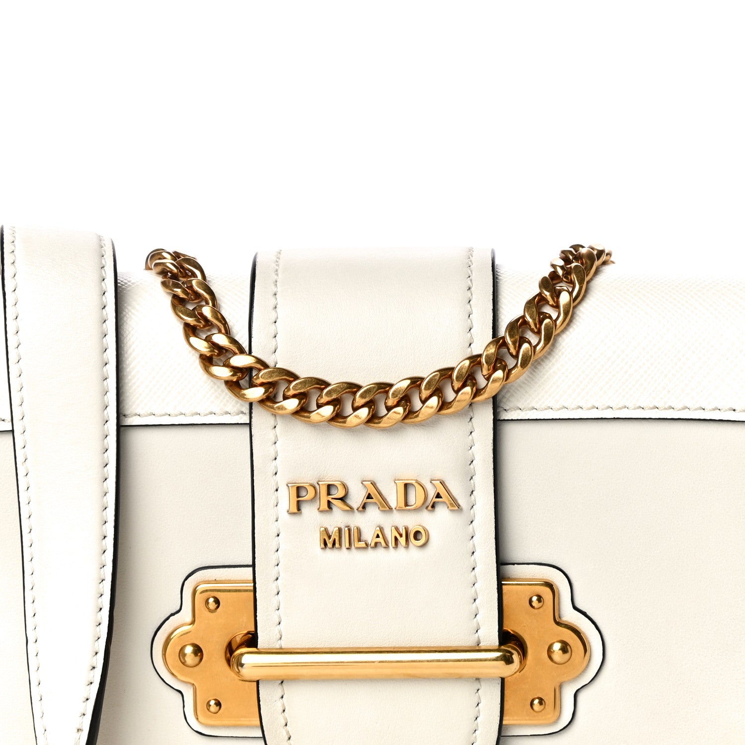 Prada City Calfskin Saffiano Cahier Bag Talco 8 of 14