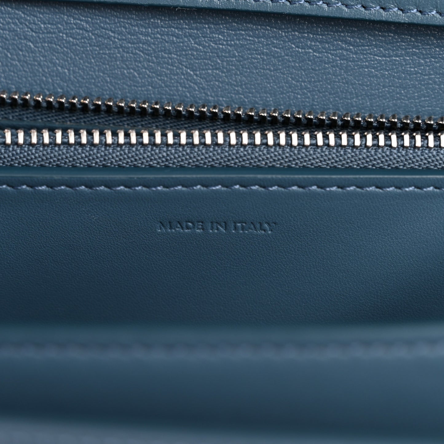 Box Calfskin Medium Classic Box Flap Bag Slate Blue