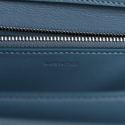 Celine Box Calfskin Medium Classic Box Flap Bag Slate Blue 7 of 15