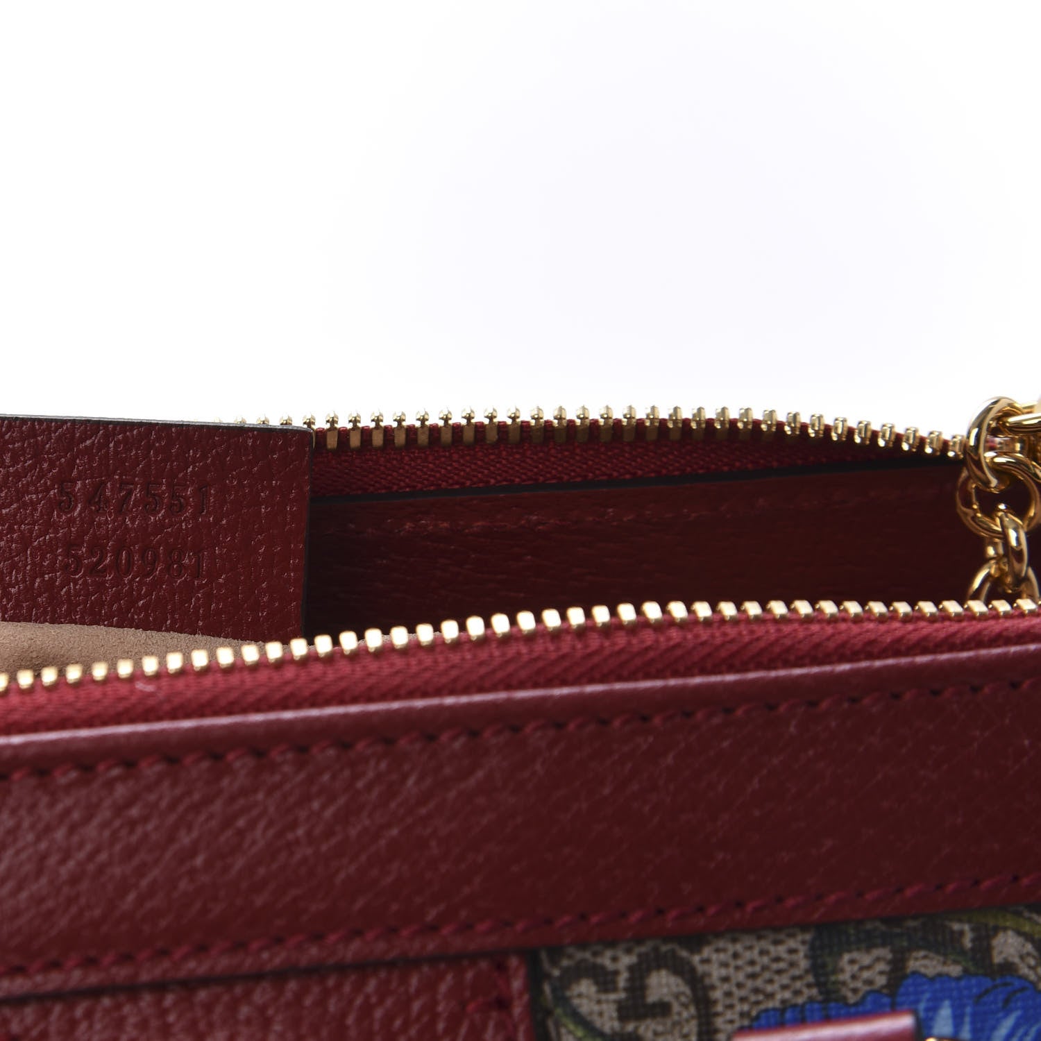 Gucci GG Supreme Monogram Flora Web Small Ophidia Tote Bag Red 8 of 10