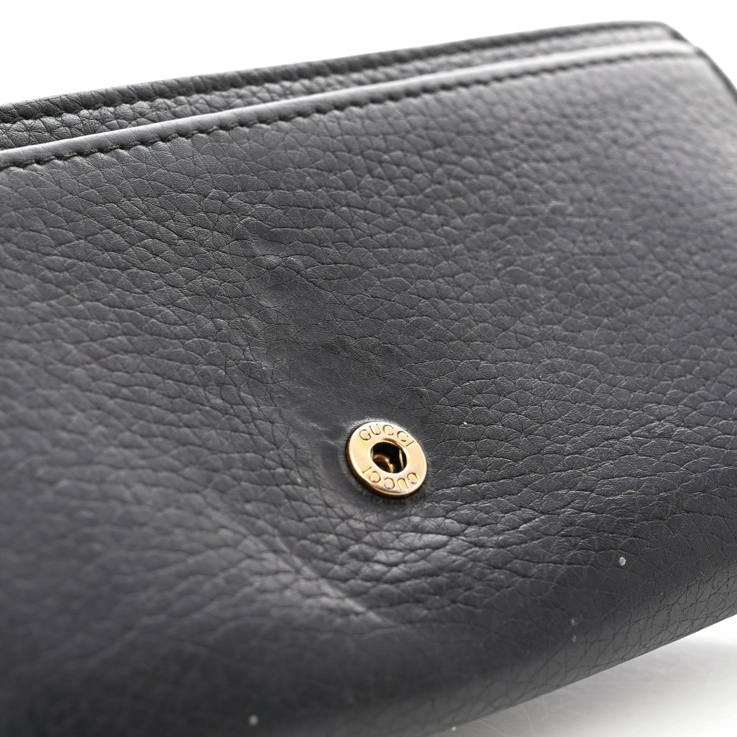 Gucci Cellarius Calfskin GG Marmont Continental Wallet Black 8 of 10