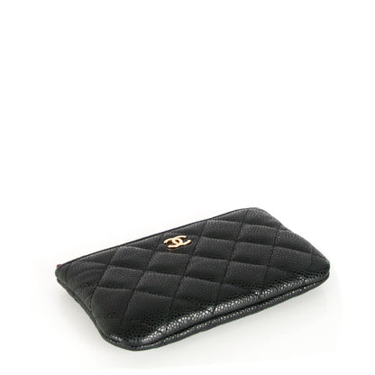 Chanel Caviar Quilted Small Cosmetic Case Black 4 of 7