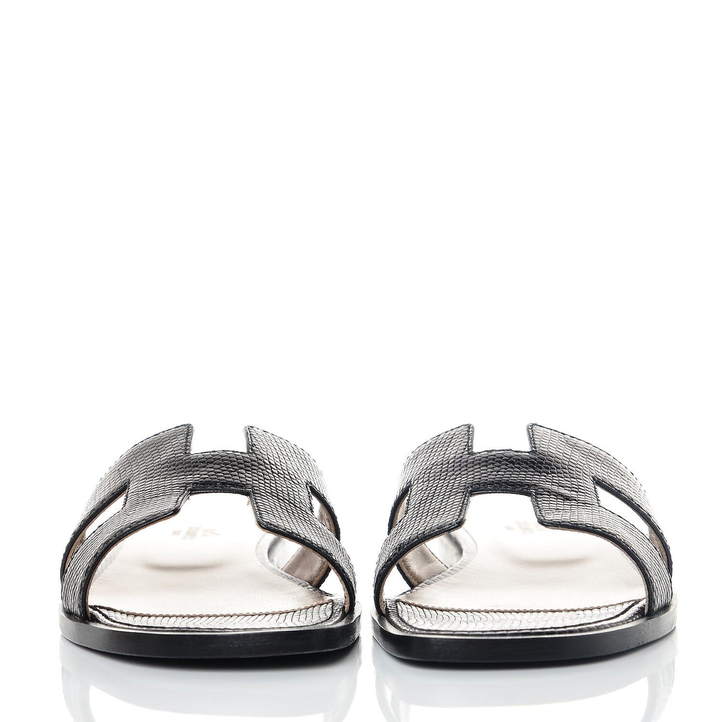 Lizard Oran Sandals 37 Black