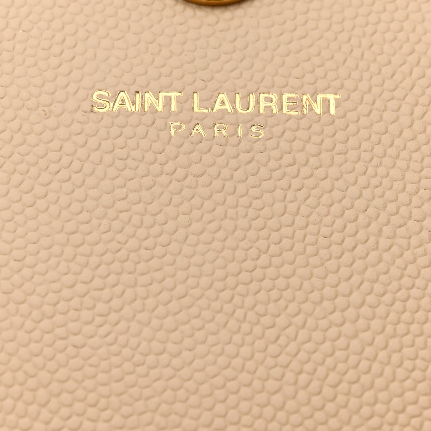 Grain De Poudre Classic Monogram Cassandre Clutch Nude Powder