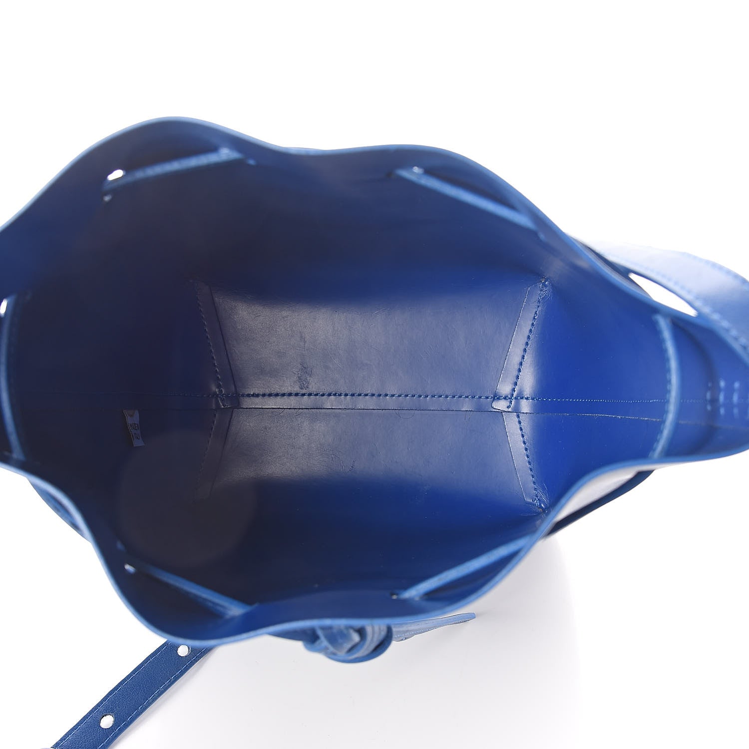 Mansur Gavriel Calfskin Mini Bucket Bag Royal 5 of 8