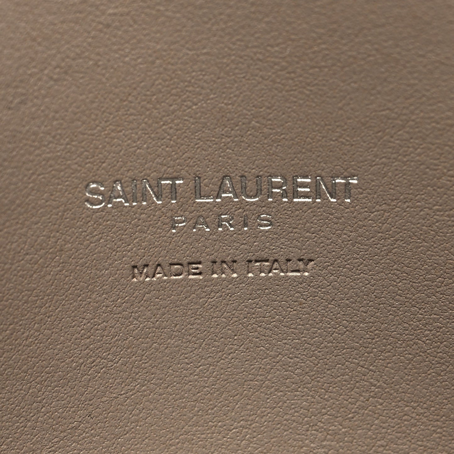 Grained Calfskin Topstitch Small Classic Sac De Jour Taupe
