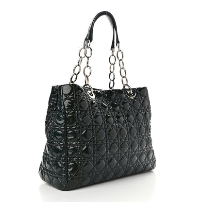 Christian Dior Patent Cannage Large Lady Dior Green 3 of 9