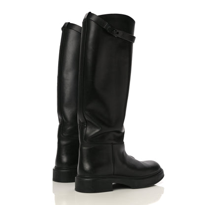 Hermes Box Kelly Jumping Boots 39 So Black 4 of 25