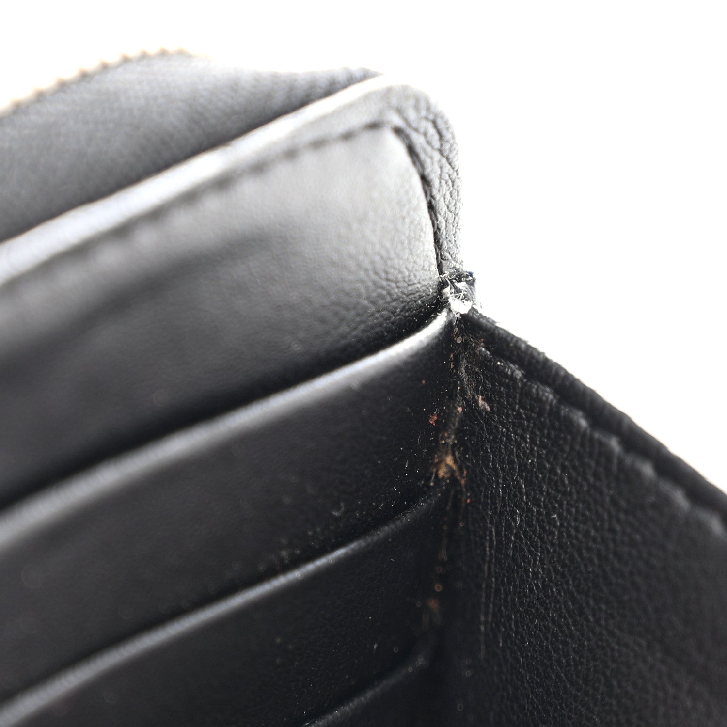 Givenchy Calfskin Logo Star Embossed Zip Around Wallet Black 18 of 19