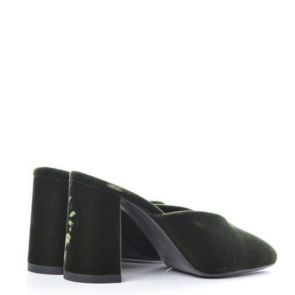 Hermes Velvet Victoria Mule 37 3 of 9
