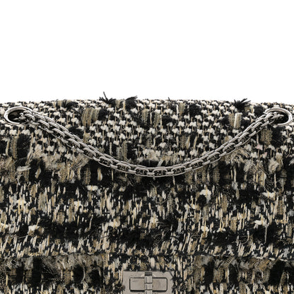 Chanel Tweed 2.55 Reissue 225 Flap Black White 8 of 12