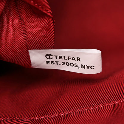 Telfar Vegan Leather Large Shopping Bag Oxblood 7 of 11