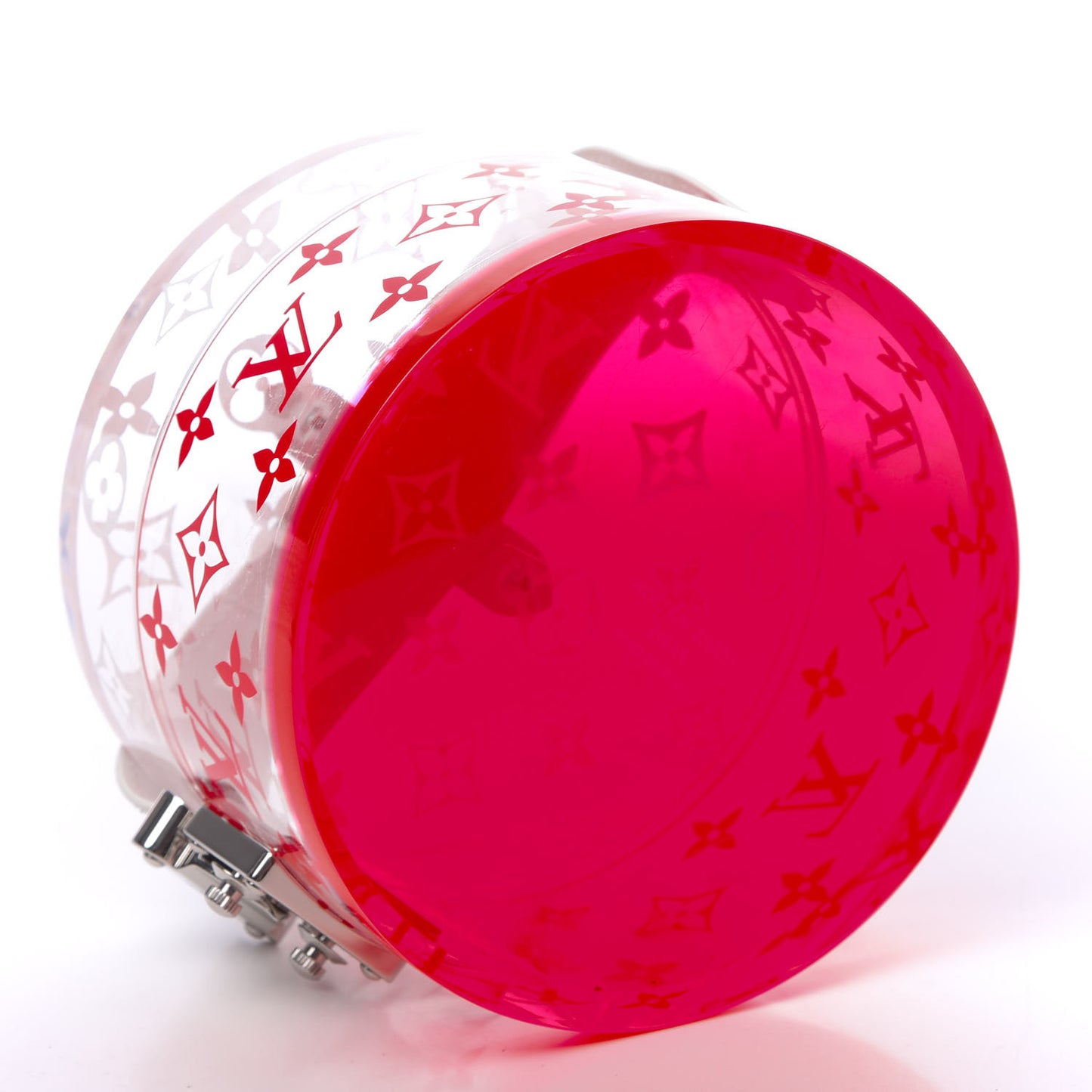 Transparent Plexiglass Box Scott Fluorescent Pink