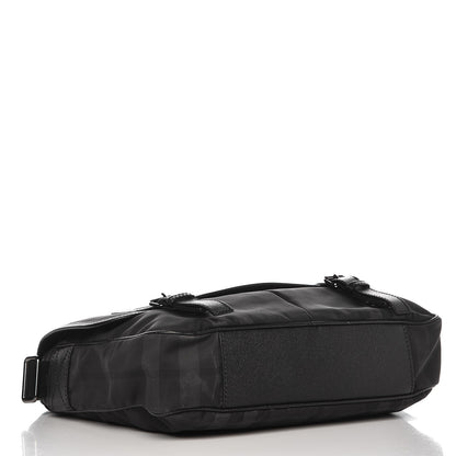 Burberry Smoked Check Medium Elgin Messenger Bag Black 12 of 17