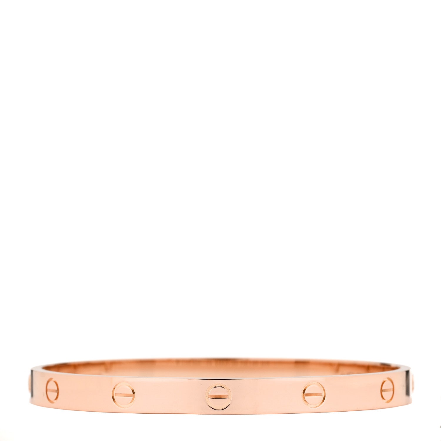 Cartier 18K Pink Gold LOVE Bracelet 19 2 of 9