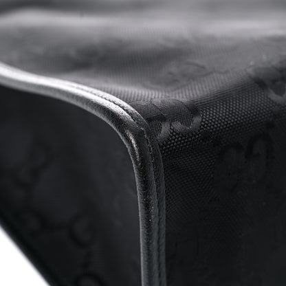 Gucci Econyl Nylon Monogram Off The Grid Long Tote Bag Black 12 of 13