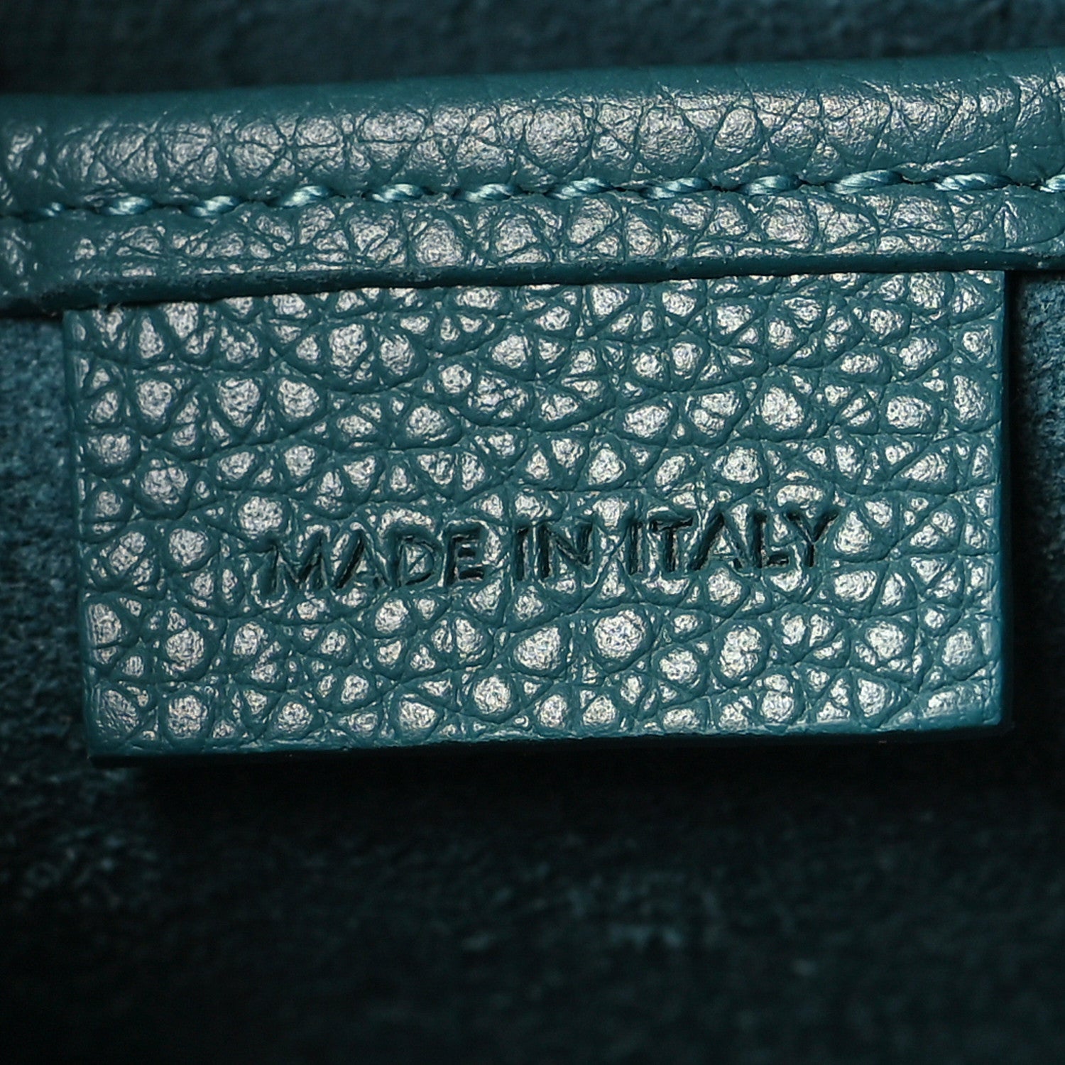 Celine Baby Drummed Calfskin Nano Prussian Blue 6 of 10