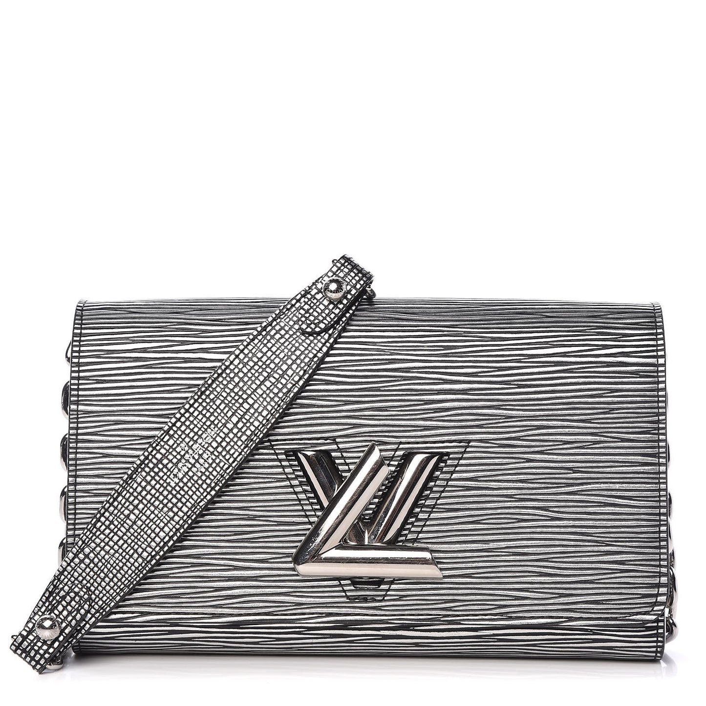 Epi Twist Chain Wallet Metal