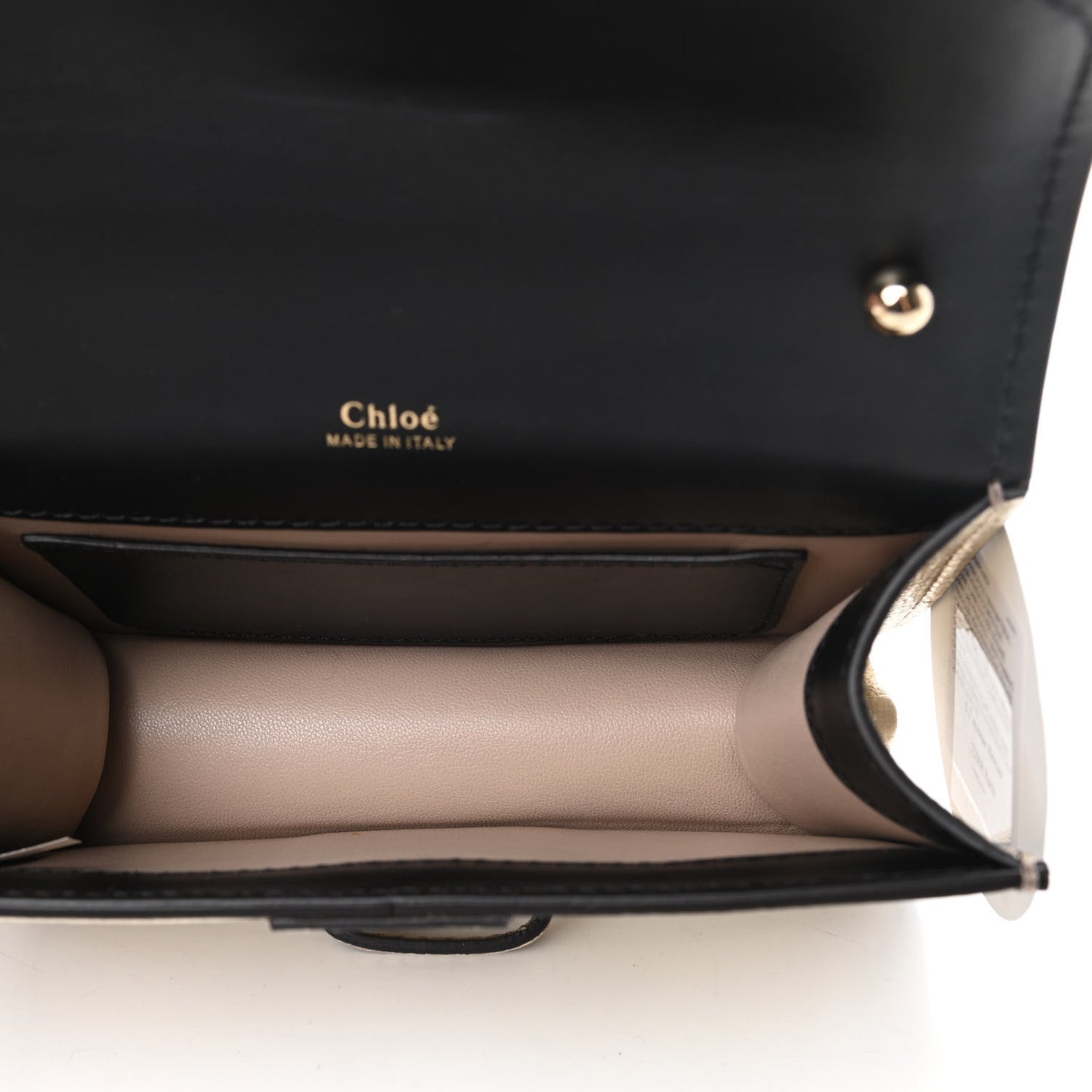 Metallic Textured Calfskin Aby Convertible Chain Shoulder Bag Gold