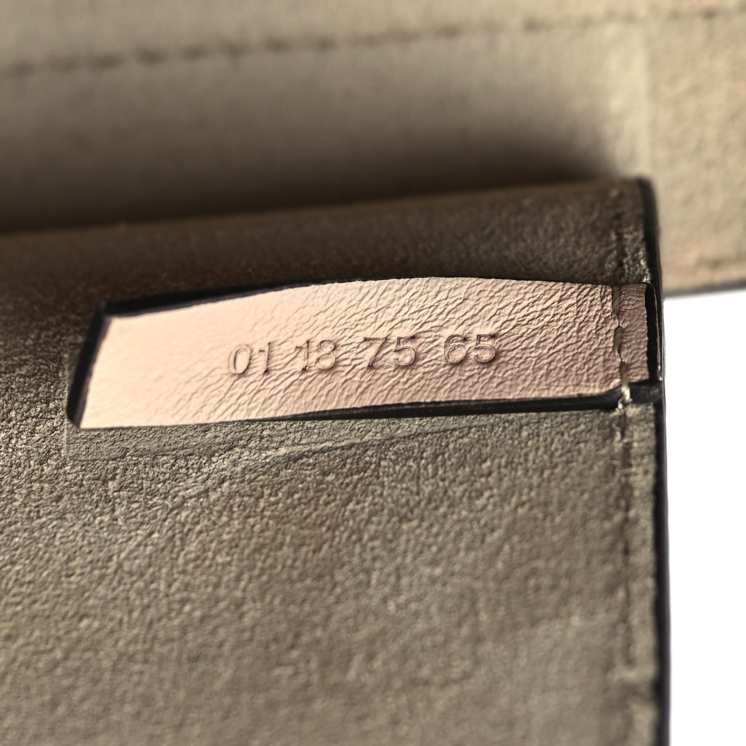Chloe Suede Calfskin Mini Faye Shoulder Bag Cement Pink 6 of 6