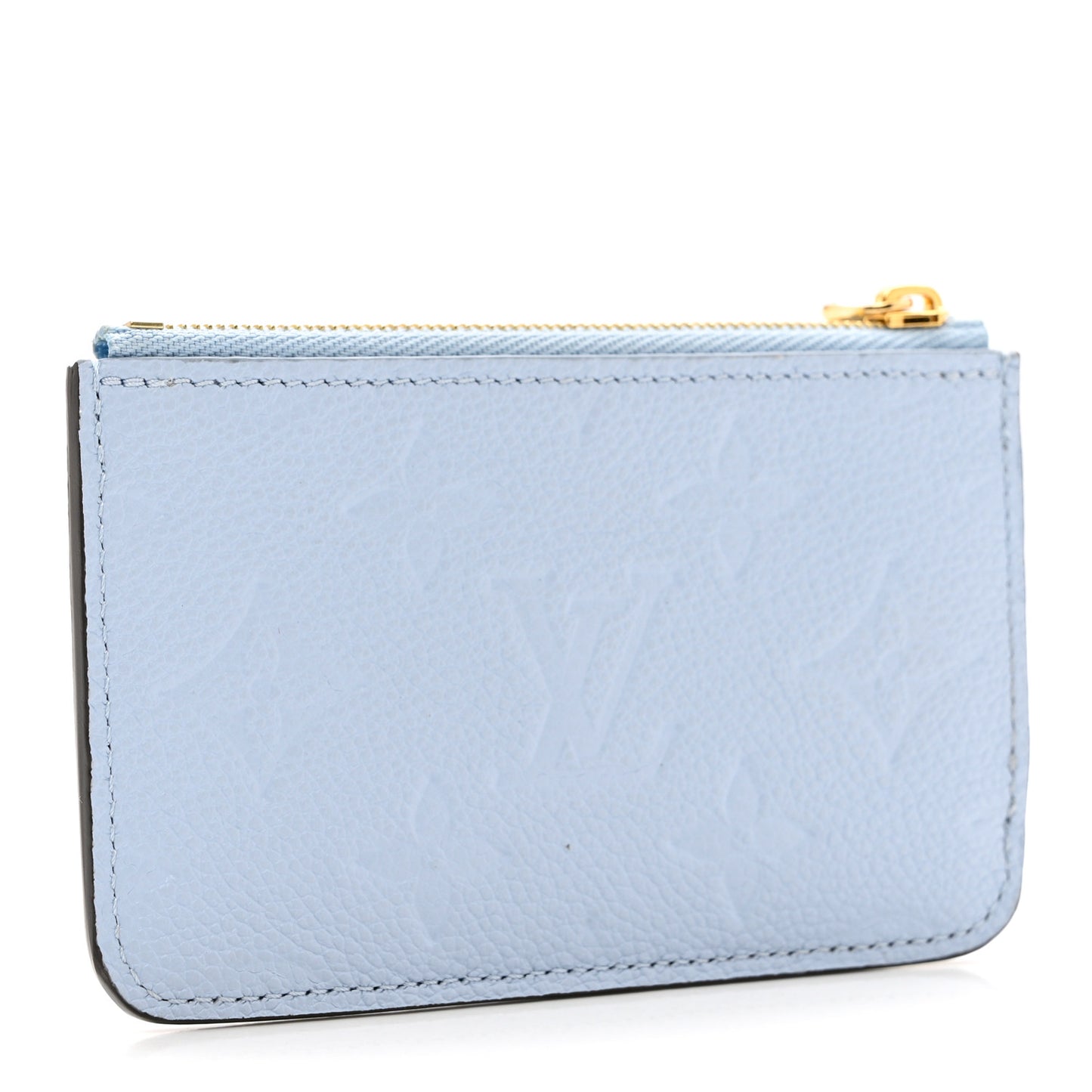 Empreinte Monogram Zipped Romy Card Holder Bleu Nuage