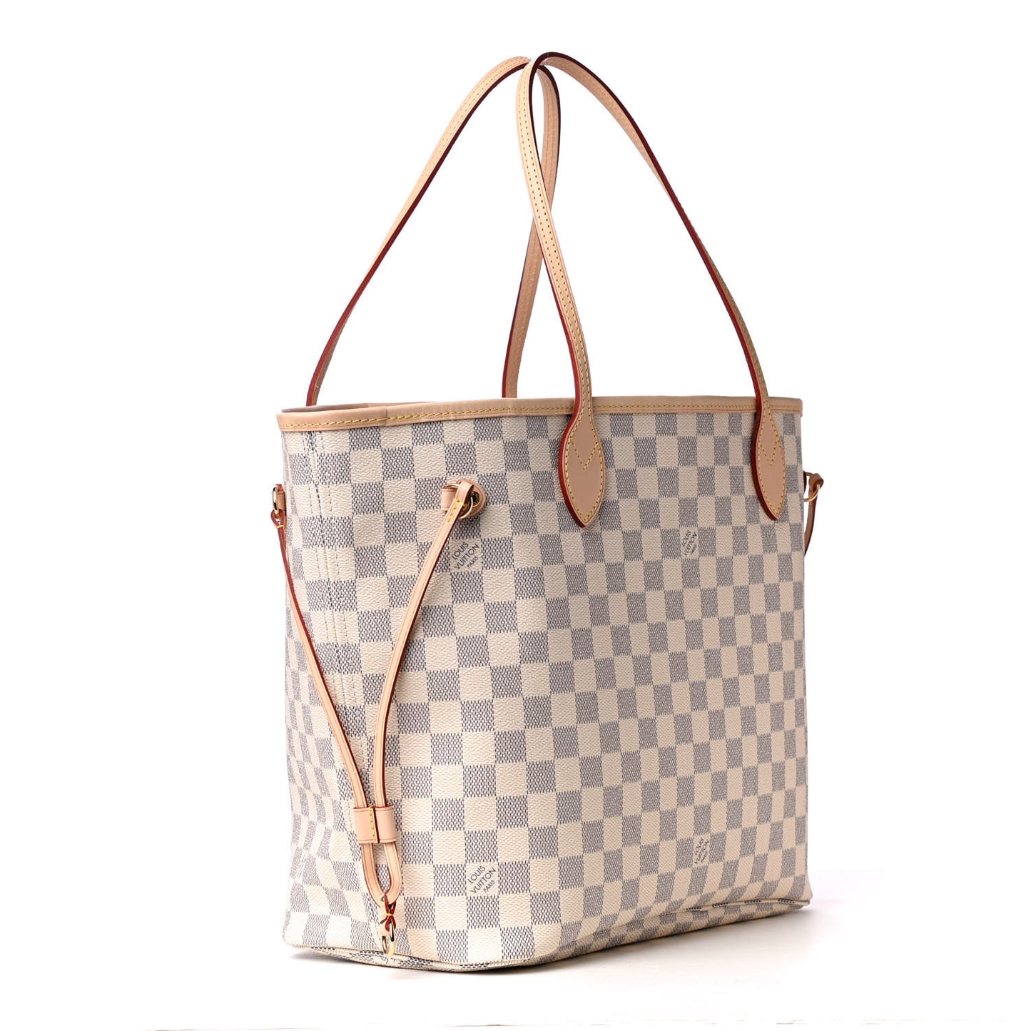 Damier Azur Neo Neverfull MM Rose Ballerine