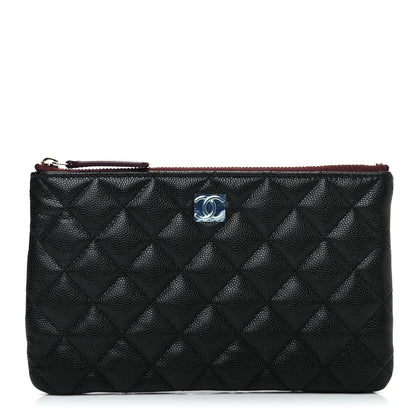 Chanel Caviar Quilted Cosmetic Case Black 1 of 7