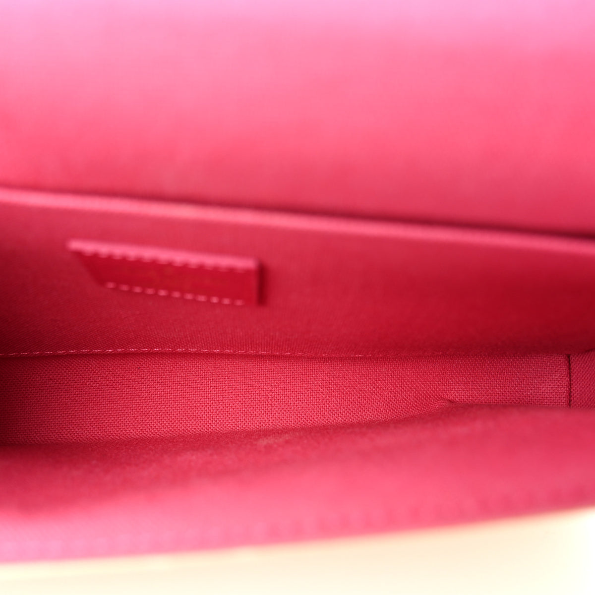 Louis Vuitton Damier Azur Studded Pochette Felicie Chain Wallet Fuchsia 6 of 10