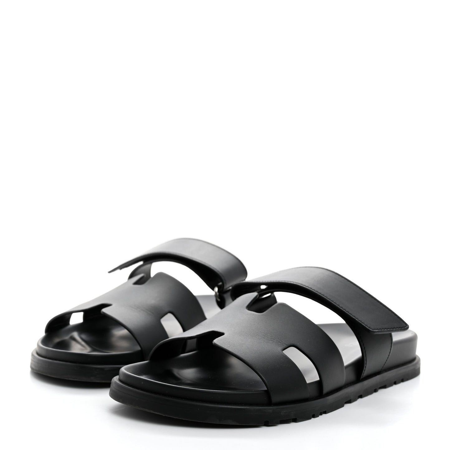 Calfskin Womens Chypre Sandals 40 Black