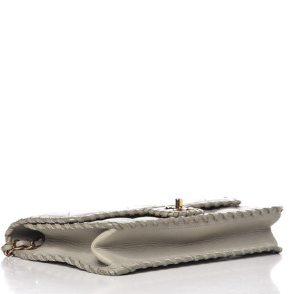 Chanel Iridescent Calfskin Medium Happy Stitch Flap Grey 5 of 14