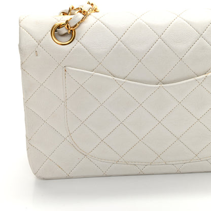 Chanel Lambskin Quilted Small Double Flap White 20 of 25