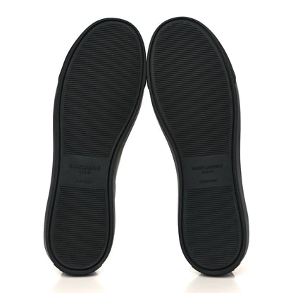 Saint Laurent Calfskin Andy Low Top Sneakers 40 Black 5 of 8