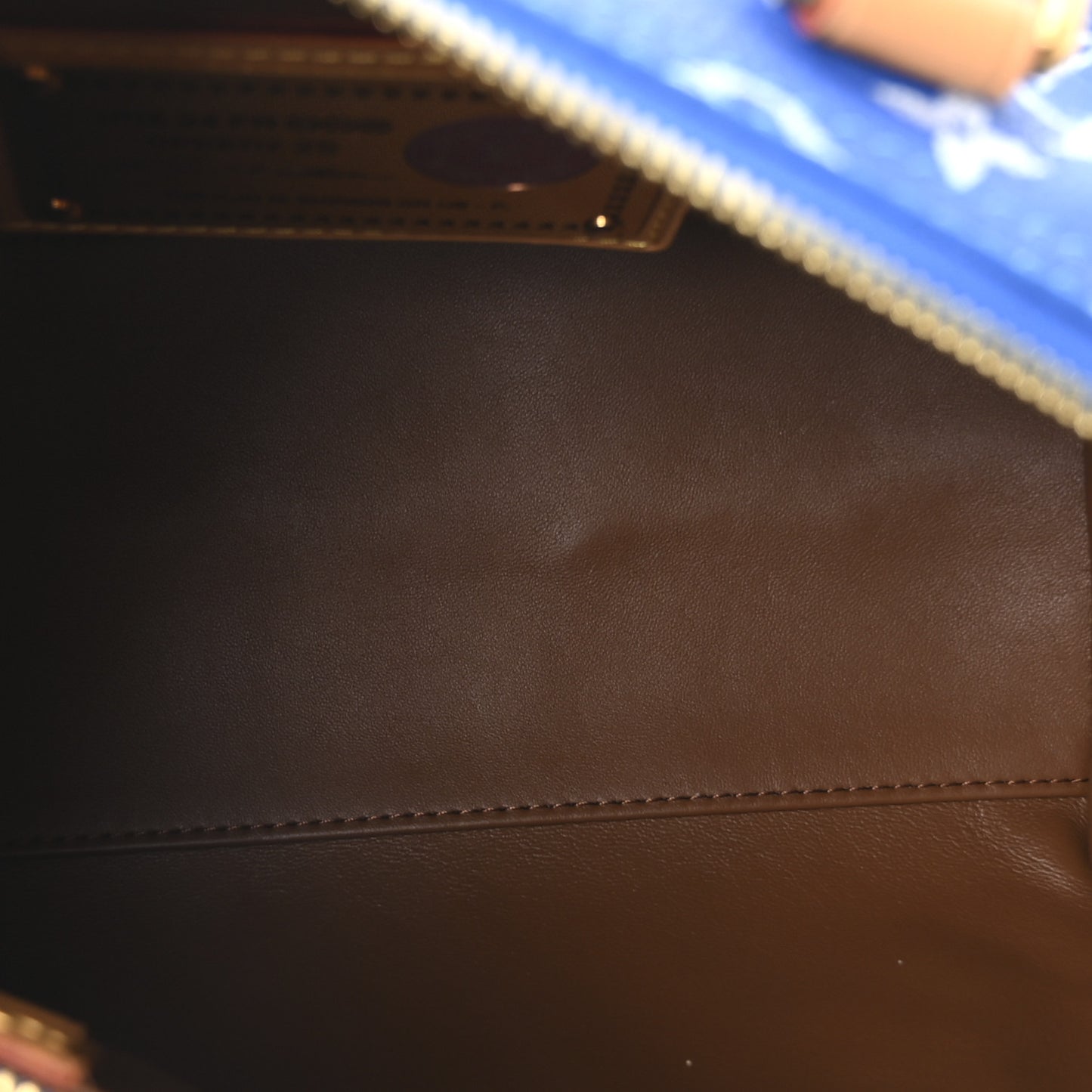 Calfskin Monogram Speedy P9 Bandouliere 25 Blue