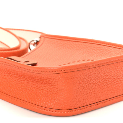 Hermes Taurillon Clemence Amazone Evelyne TPM Orange Craie 9 of 10
