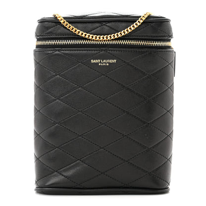 Saint Laurent Lambskin Quilted Binocular Case Black 1 of 13