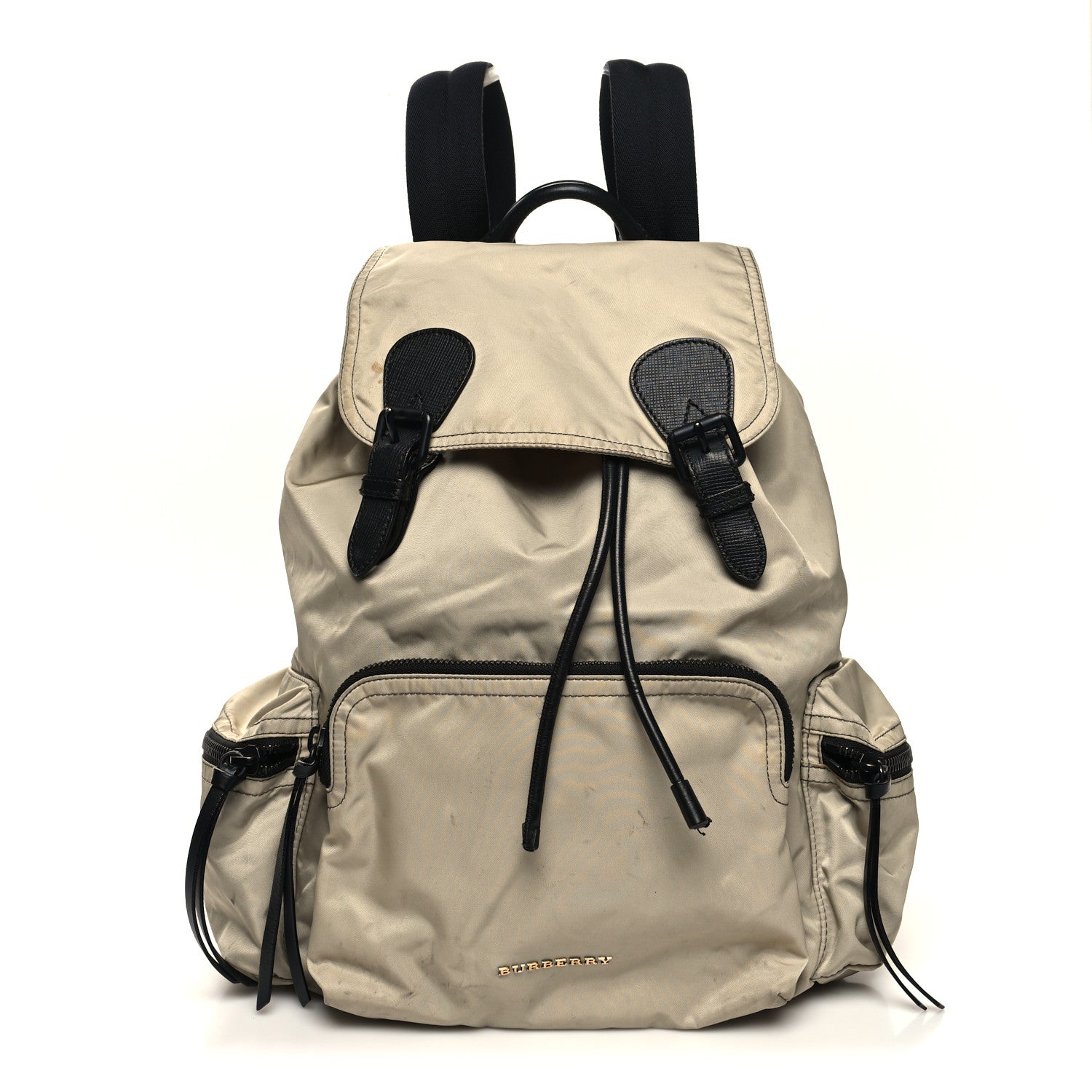 Burberry Nylon Medium Rucksack Backpack Beige 1 of 14