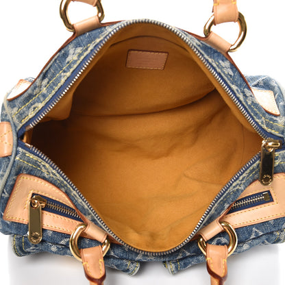 Louis Vuitton Monogram Denim Neo Speedy Blue 5 of 14